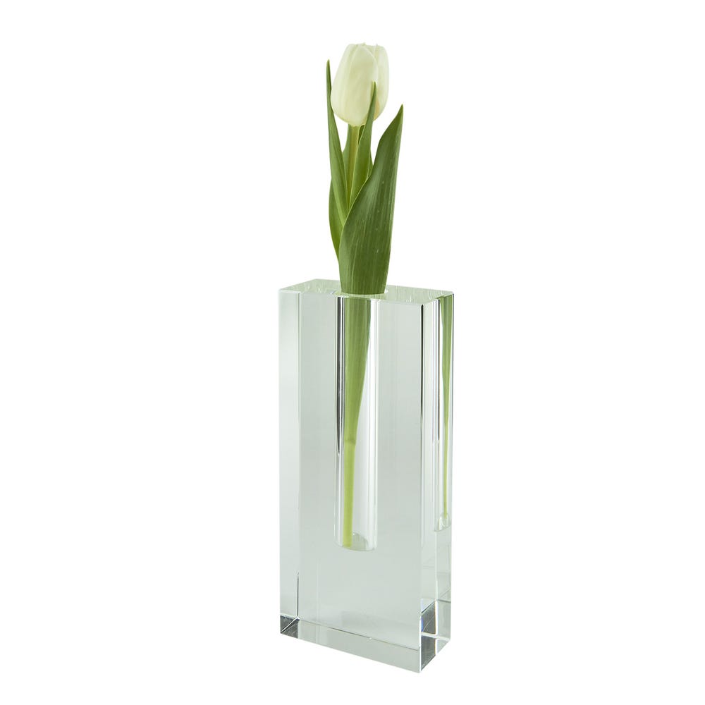 TIZO Crystal Rectangle Tall Vase